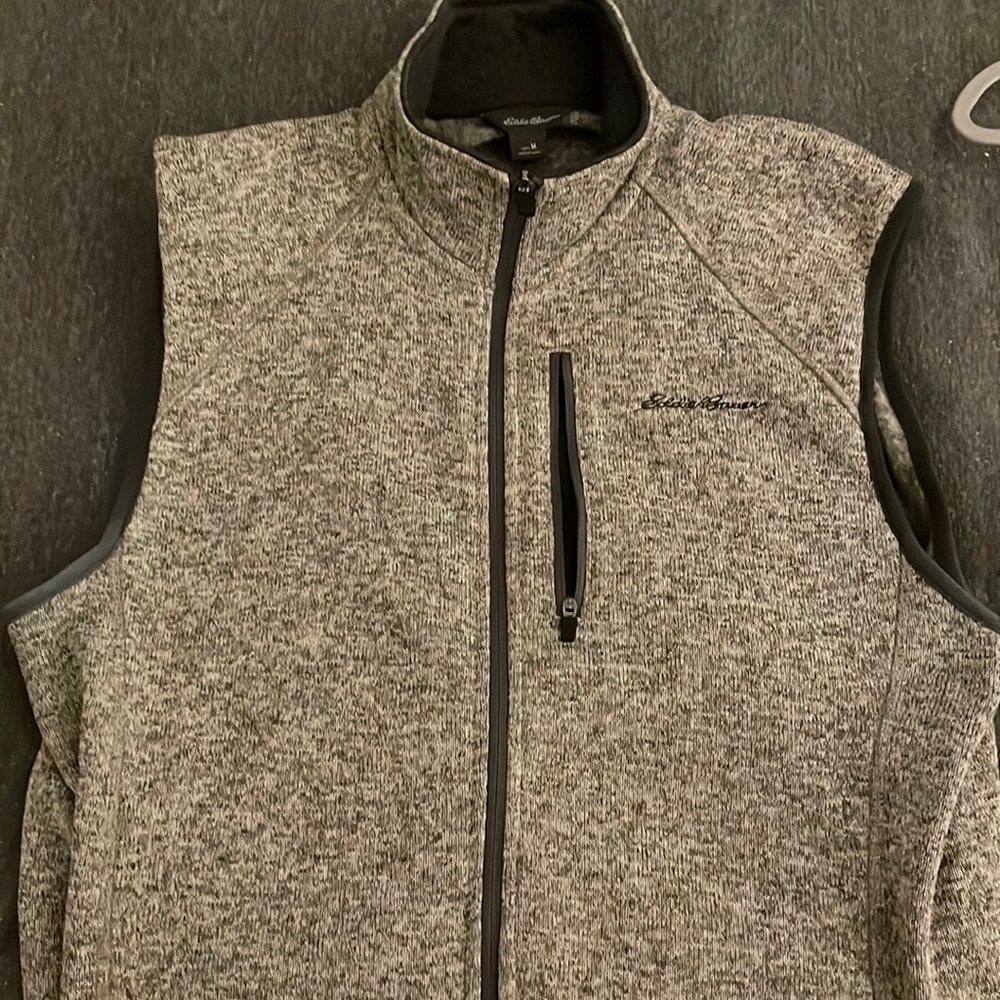 Eddie Bauer Grey Vest - lightly worn